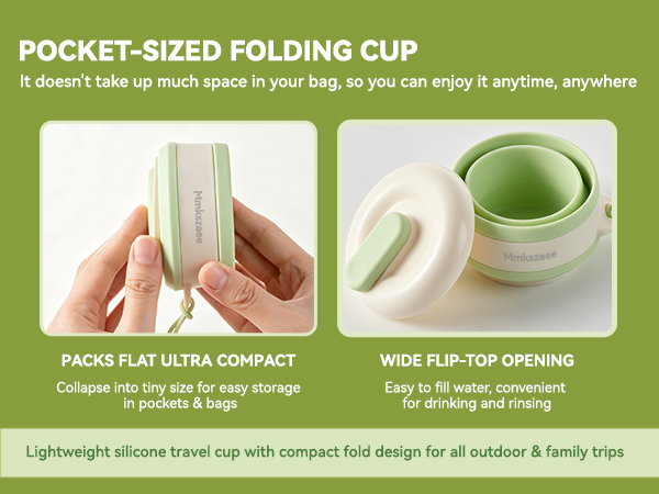 Collapsible Water Bottle for Travel