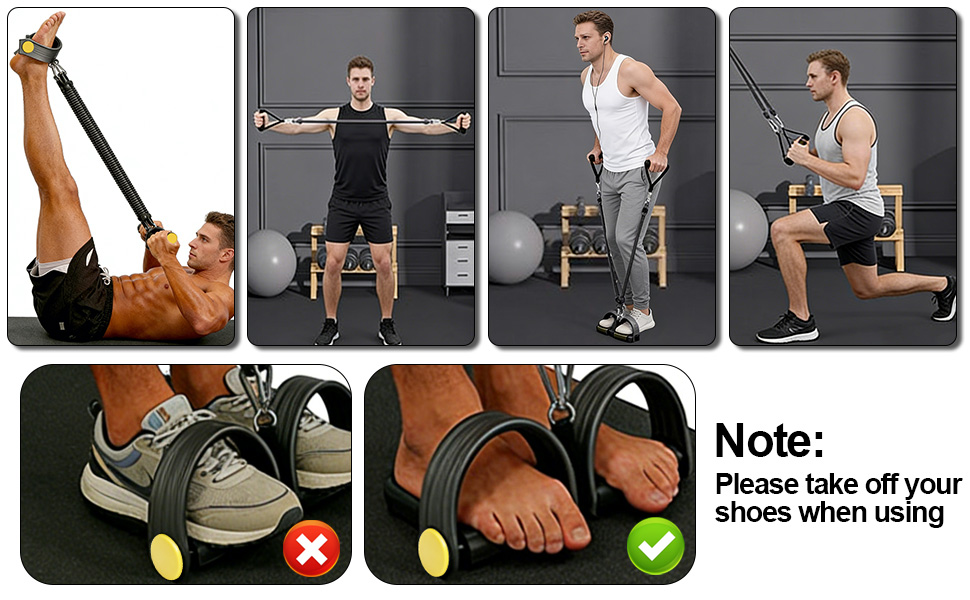 foot pedal resistance band