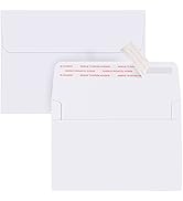 ACSTEP 100PACK 5X7 Envelopes, White A7 Envelopes Self Seal for Weddings, Invitations, Photos, Pos...
