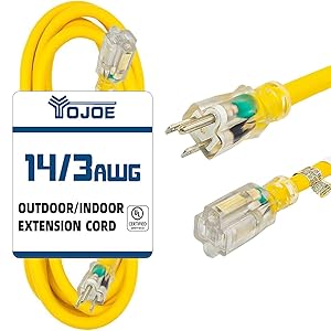 yellow extension cord
