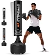 ZTTENLLY Freestanding Punching Bag, Conical Shock Absorption & 2-Step Fast Installation, Standing...
