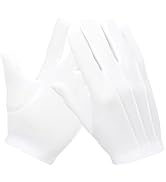 ENPOINT 5 Pairs White Usher Gloves Bulk