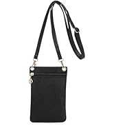 Energather Cell Phone Purse, PU Leather Phone Bag Cell Phone Wallet for Women and Girls, Crossbod...
