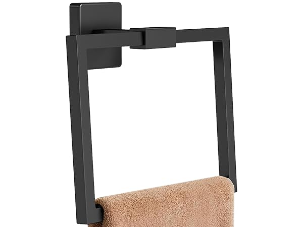 Square Towel Ring Wall