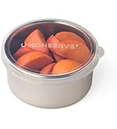 U Konserve Stainless Steel Round Food Storage Bento Box Container, Leak Proof Silicone Lid Dishwa...