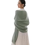 RIIQIICHY Scarfs for Women Winter Scarf Pashmina Shawls Wraps for Evening Dresses Large Soft Warm...