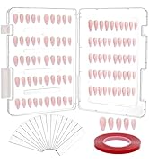 PH PandaHall Press-on Nail Storage Box, 6.7x9.5 inch Nails Organizer Case Nails Display Box Conta...