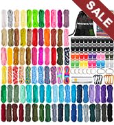 WEREWOLVES 80 Colors Paracord Cord, 550 Paracord Bracelet Crafting Combo Kits with Instruction - ...
