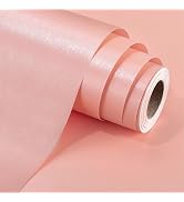 Yarcony Shimmer Baby Pink Wrapping Paper Roll - 17 Inches X 33 Feet - Solid Color Pearly-lustre G...
