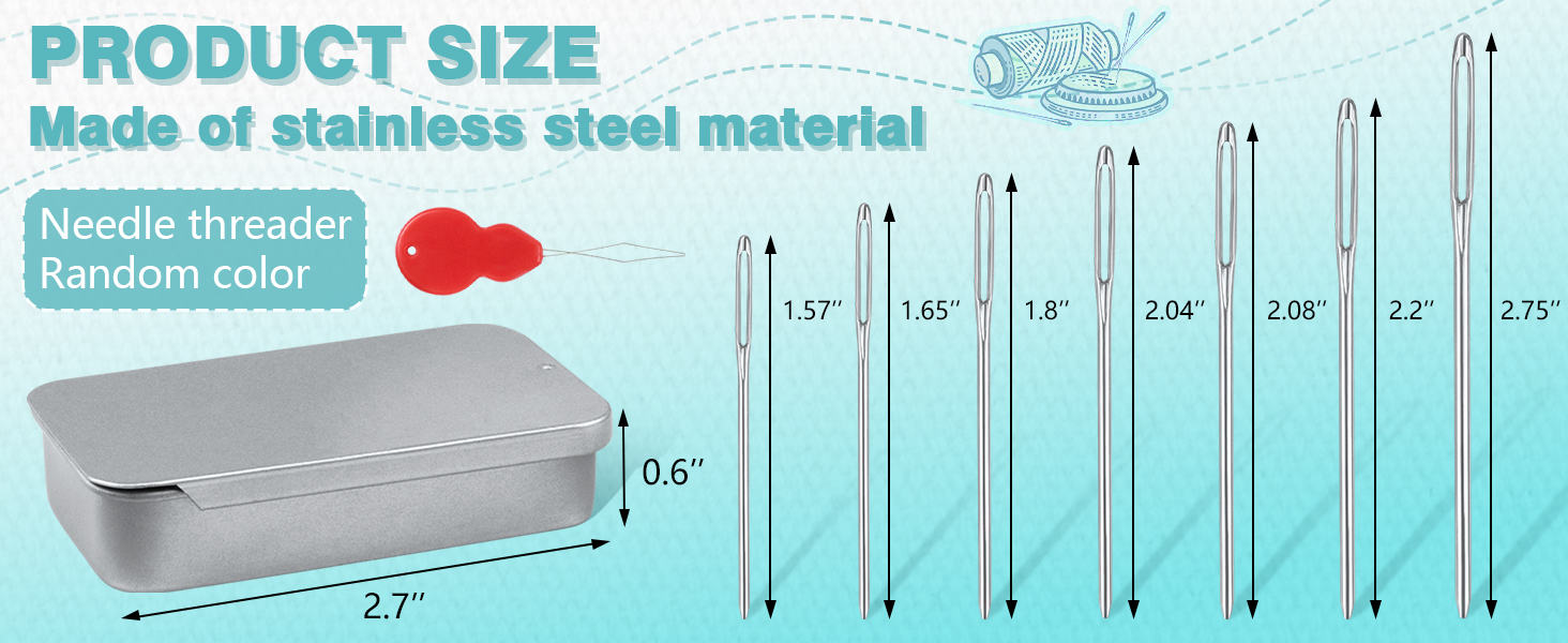 Large-Eye Blunt Needles