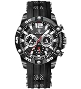 Gosasa Chronograph Mens Watches Military Sport Quartz Watch Luminous Date Fashion Wristwatch for ...