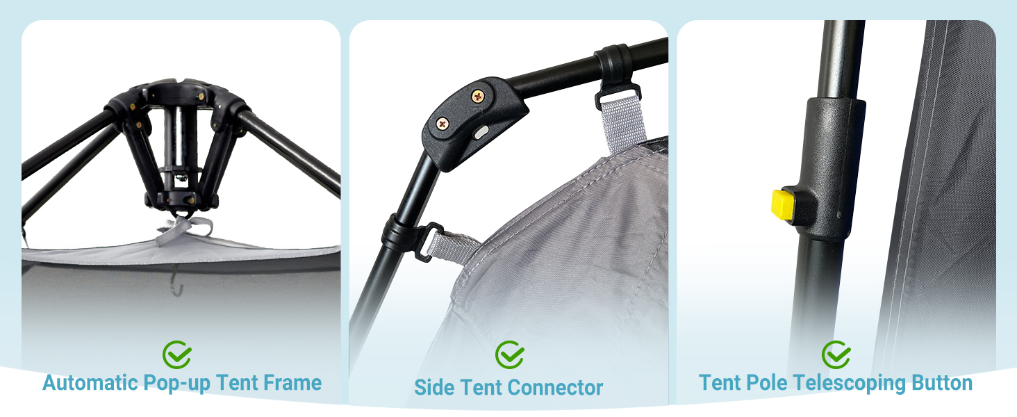 INSTANT SHOWER TENT 60S EASY SET UP