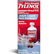 Tylenol Adult Liquid Pain Reliever and Fever Reducer, Extra Strength Liquid Acetaminophen for Fas...