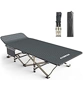 ATORPOK Camping Cot for Adults Comfortable, Tent Folding Cot for Sleeping, Lightweight Folding Be...