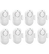 Door Window Alarm, 8 Pack 120DB Pool Alarm for Door, Window Alarms for Home Security and Kids Safety