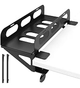 PUTORSEN PC Desk Mount & Wall Mount, Holds 66lbs, Black | Standing Desk PC Mount, 2 Straps, Adjus...