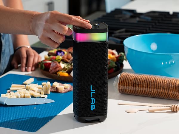 control the party lights with the jlab app