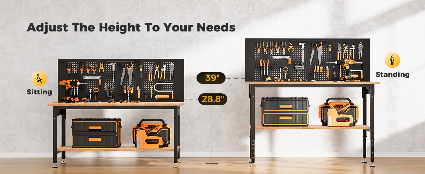 work bench, workbench, work table, 60 inches work benches for garage