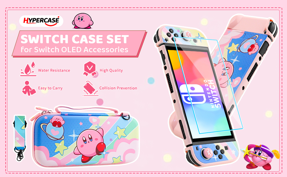 kirby switch oled case