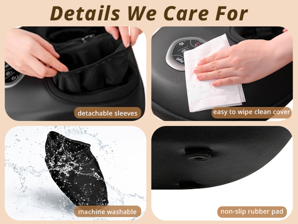 washable foot massager