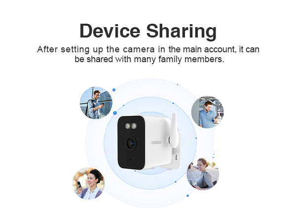 2K Outdoor WiFi BulletCam 5000mA Built-in Batt PowerOutage Human Detection Alexa SD Cloud ONVIF RTSP