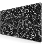 Gaming Mouse Pad, Canjoy Topographic Contour Mouse Pad 31.5x11.8inch Large Extended Computer Mous...