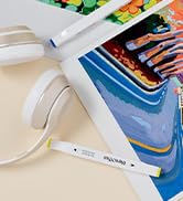 MemOffice 120 Colors Dual Tip Artist Alcohol Markers Set with Carrying Case - Perfect for Colorin...
