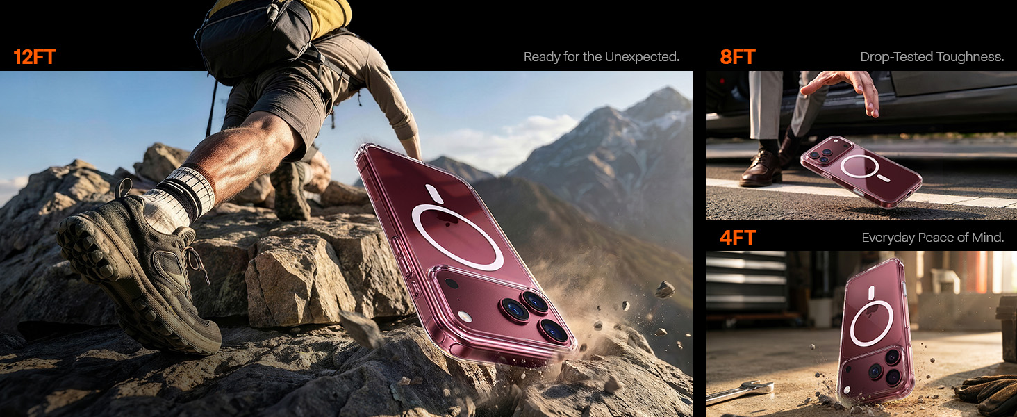 Composite image showing pink action camera mounted on outdoor equipment in mountain landscape, and same camera mounted on vehicle interior. Text reads 'HDY' at top left.
