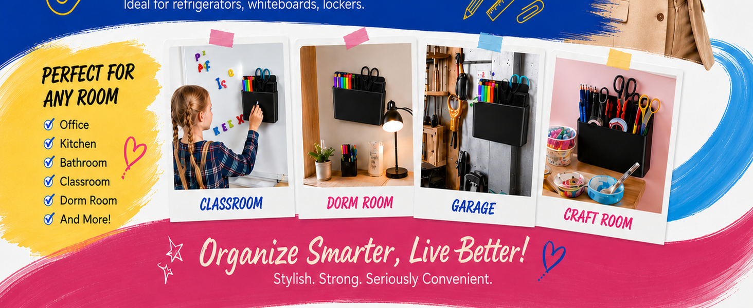 magnetic remote holder whiteboard accessories magnetic cup magnetic pen holder for fridge
