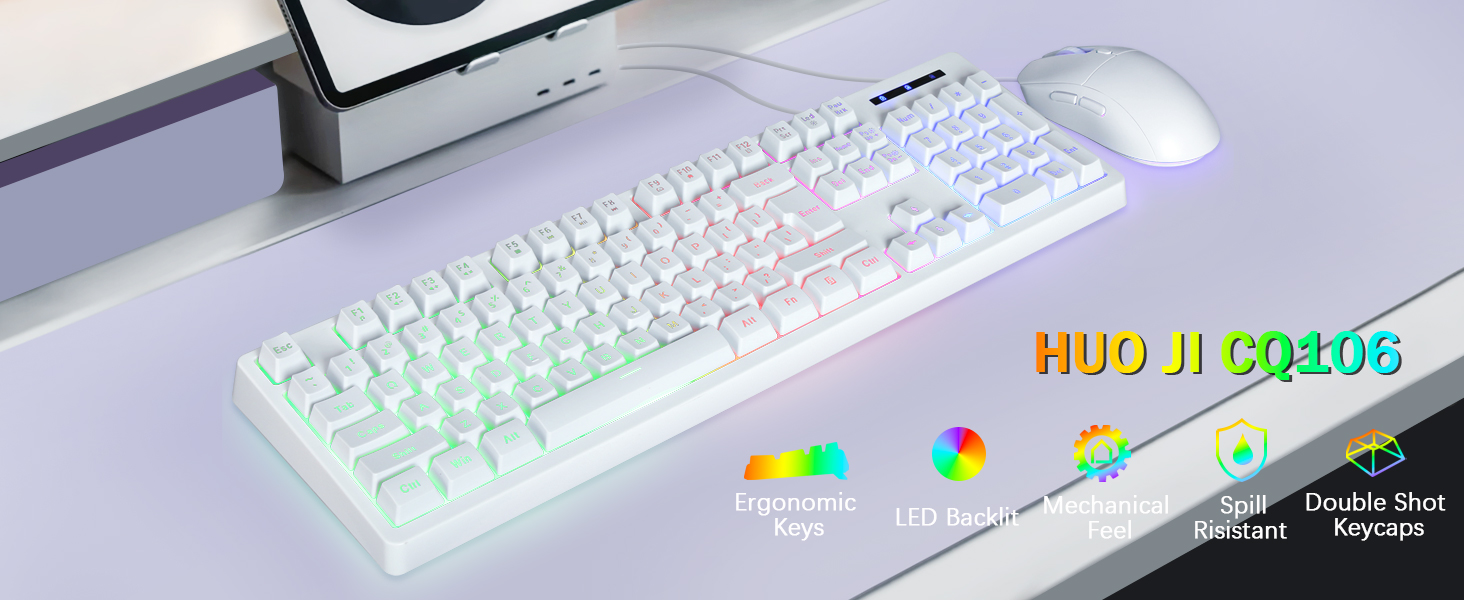 CQ106 wired keyboard and mouse