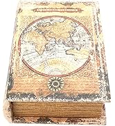 Zerodeko Office Decor Vintage Book Box, Decorative Fake Book Storage Case, Retro Faux Book Decora...