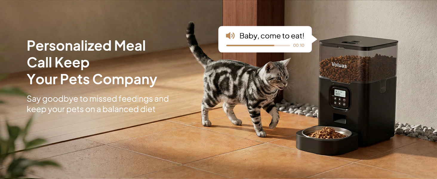 VOLUAS Automatic Cat Feeders