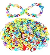 500 Pieces Colorful Knitting Markers Crochet Clips, Knitting Crochet Stitch Markers, Stitch Count...