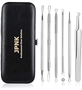 JPNK Blackhead Remover Tool Comedones Extractor Acne Removal Kit for Blemish, Whitehead Popping, ...