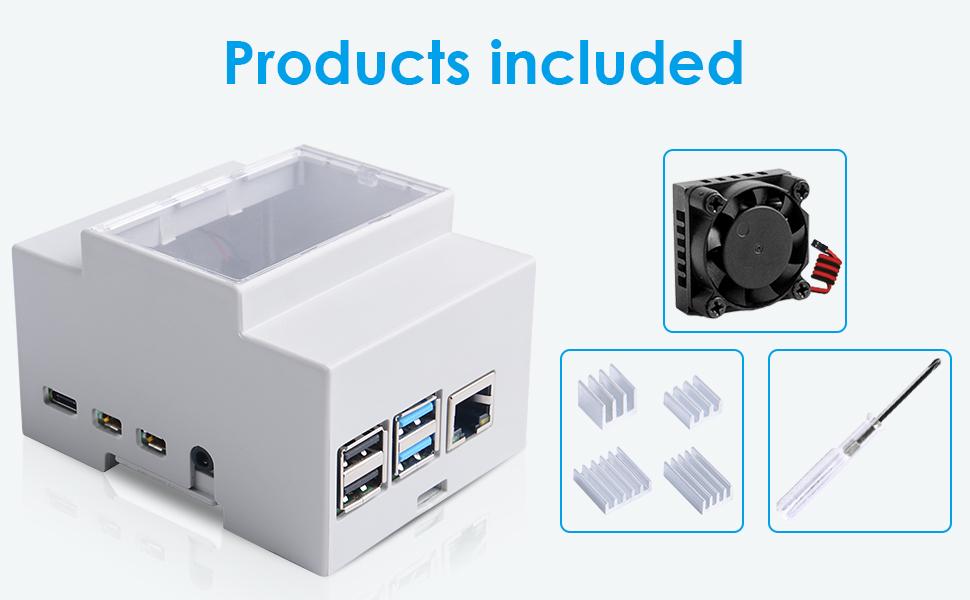 raspberry pi case with fan