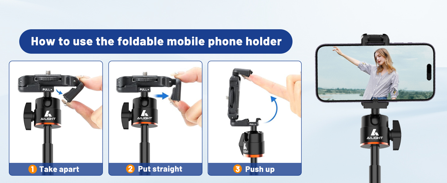 Open the phone clip