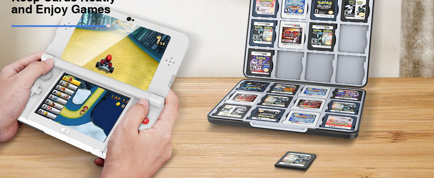 3DS game card case feature