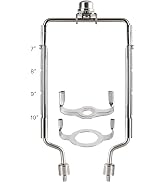 GO&SO 7 8 9 10 inch Adjustable Lamp Harp Holder DIY Kit for Table and Floor Lamps, Lamp Shade Bra...