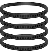 4 Pack 650721-00 Bandsaw Rubber Tires Replacement for Dewalt Portaband Rubber Wheels DWM120 DCS37...
