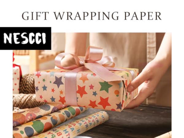 Birthday wrapping paper