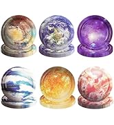 BOKFJBP 60Pcs Space Theme Party Plates-Galaxy Planet Outer Space Disposable 7" Disposable Dinner ...