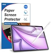 XIRON 2-PACK Paper Screen Protector for iPad Air 11-inch M4 2026 / M3 2025 / M2 2024, Matte PET F...
