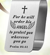 angel car visor clip
