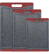 Extra Large Cutting Boards, Plastic Cutting Boards for Kitchen (Set of 3) Cutting Board Set Dishw...