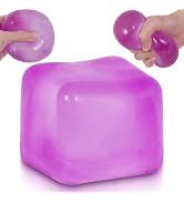 Large Ice Cube Squishy Toy 7cm (2.76Inch), Ssqauvig Big Slow Rising Squishies for Sensory Play, P...