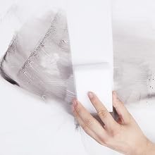 Wipe gently