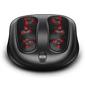 Nekteck Foot Massager with Heat, Shiatsu Heated Electric Kneading Foot Massager Machine for Neuro...