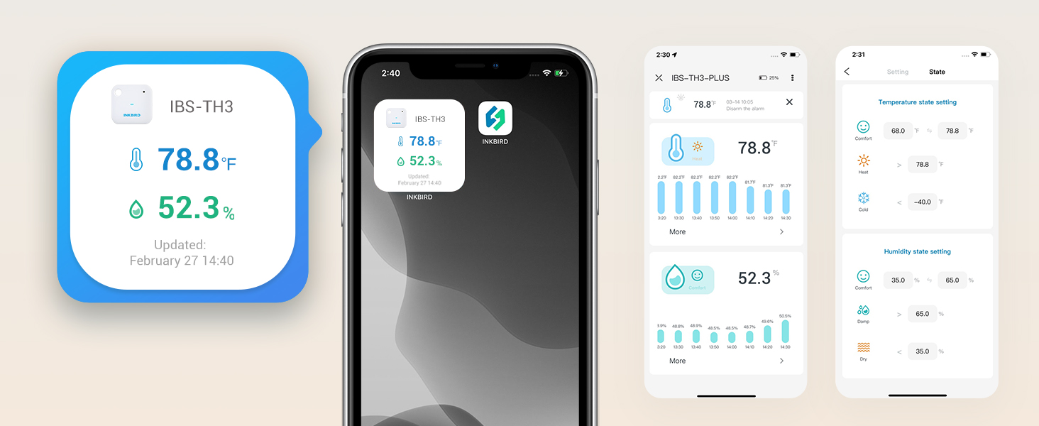 Widget display