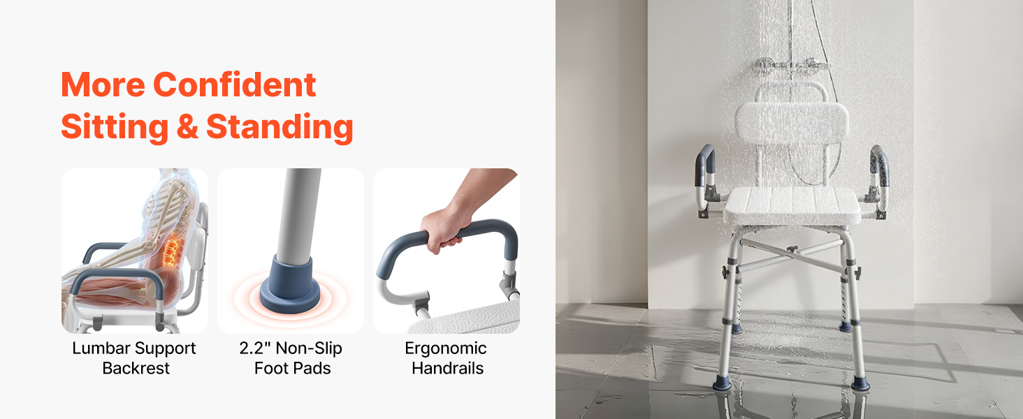 shower chair for elderly and disabled