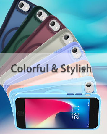 YENAPOON Matte Magnetic Phone Case for iPhone SE